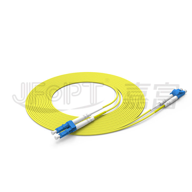 Duplex van het de Vezelflard van LC- LC Koord 2.0mm de 3.0mm Enige Optische Kabel van de Wijzeos2 Zipcord Vezel