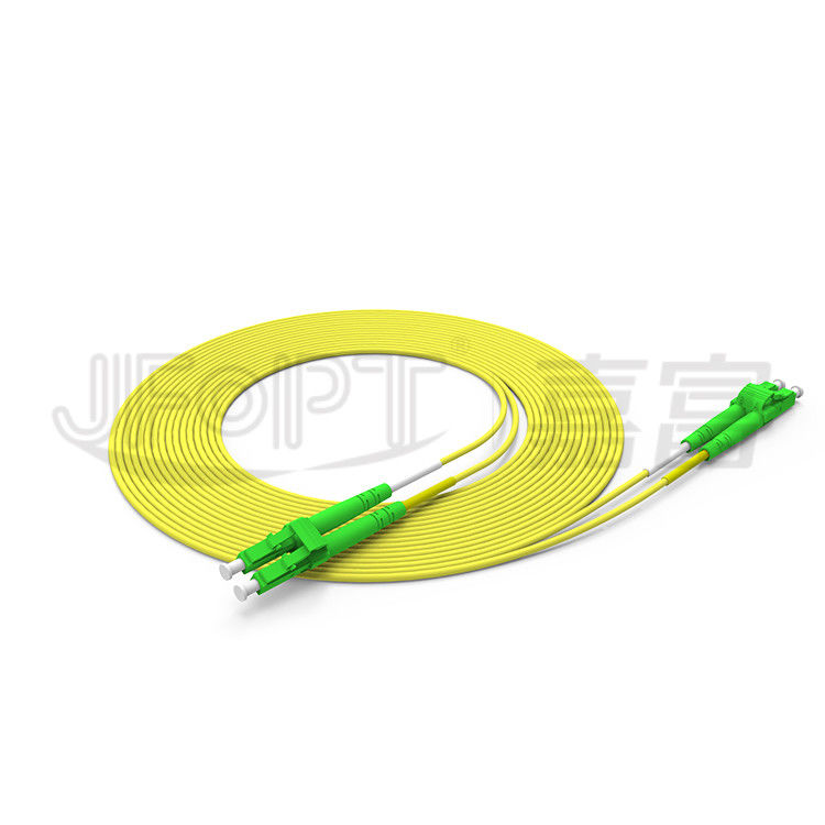 Duplex van het de Vezelflard van LC- LC Koord 2.0mm de 3.0mm Enige Optische Kabel van de Wijzeos2 Zipcord Vezel