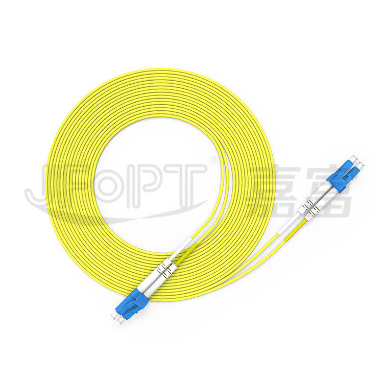 Duplex van het de Vezelflard van LC- LC Koord 2.0mm de 3.0mm Enige Optische Kabel van de Wijzeos2 Zipcord Vezel