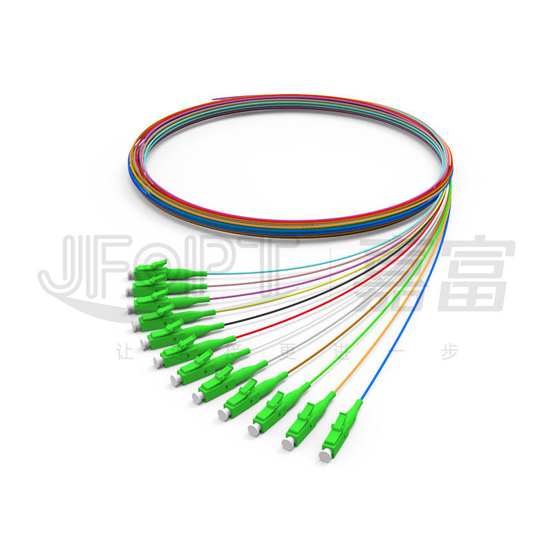 Binnen de Vezel Optische Kabel 0.9mm van pvc LSZH Hytrel 0.6mm Strakke Als buffer opgetreden voor Vezel Enige Wijze/Multimode