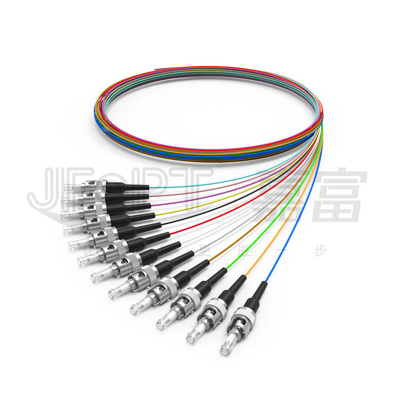 Binnen de Vezel Optische Kabel 0.9mm van pvc LSZH Hytrel 0.6mm Strakke Als buffer opgetreden voor Vezel Enige Wijze/Multimode