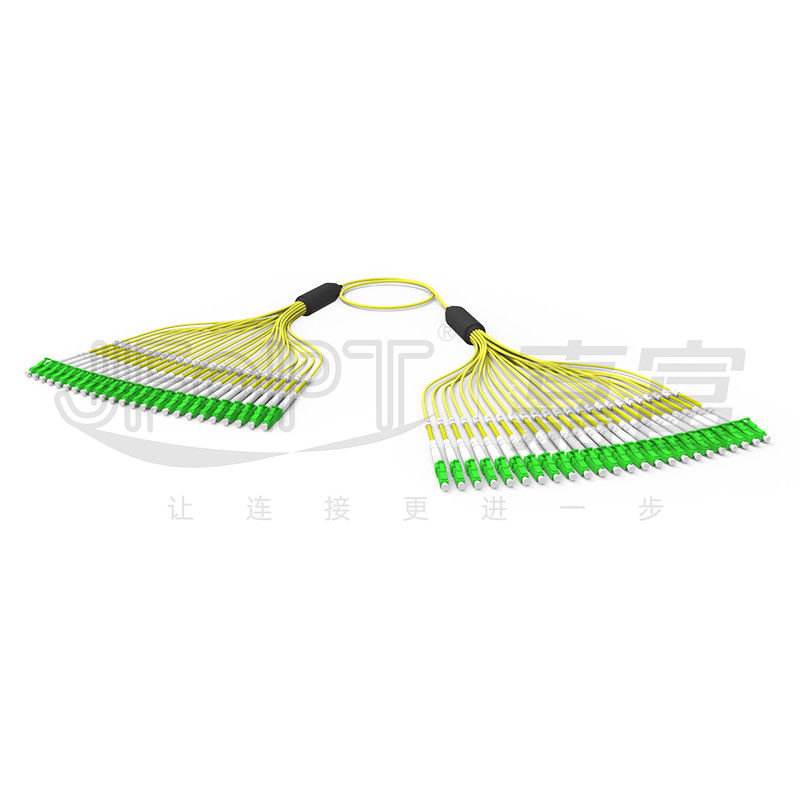 3.0mm Pre Geëindigde Vezel Optische Kabel 24 Tak van de Kerneng657a1 de Gele Buitenschede LC/APC