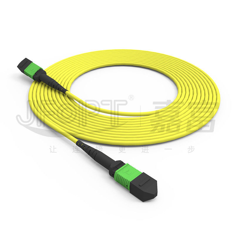 12-kern MPO-trunkkabel patch cord single-mode G657A1/G657A2 3.0 LSZH A/B polariteitsomkering