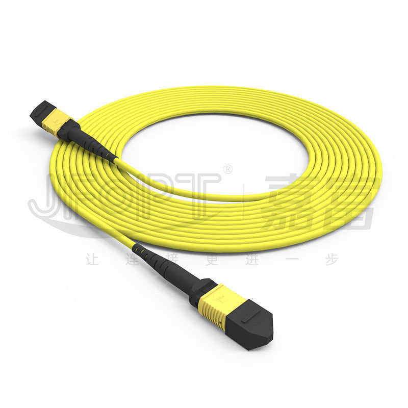 12-kern MPO-trunkkabel patch cord single-mode G657A1/G657A2 3.0 LSZH A/B polariteitsomkering