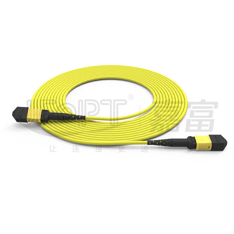 12-kern MPO-trunkkabel patch cord single-mode G657A1/G657A2 3.0 LSZH A/B polariteitsomkering