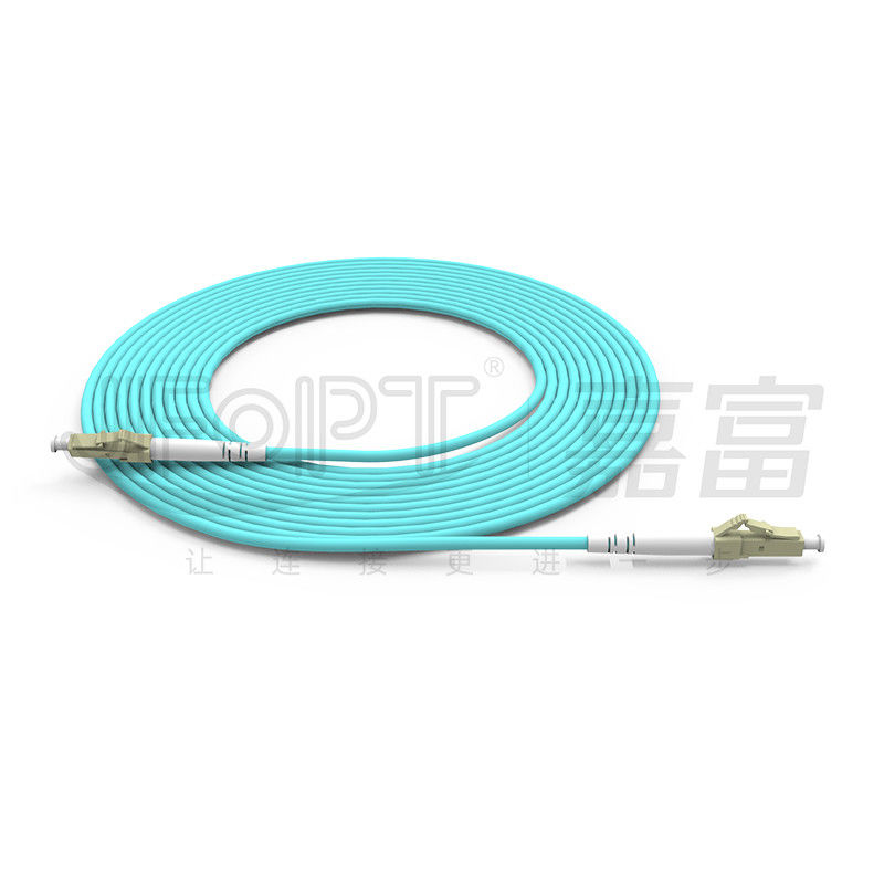 Multi-Mode 2.0mm LC/APC SX Fiber Optic Patch Cord voor hogesnelheidsgegevensoverdracht