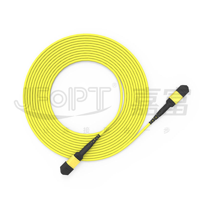 10 Gigabits MPO patch cord Fast Connection voor optische signaalverbinding in de computerruimte