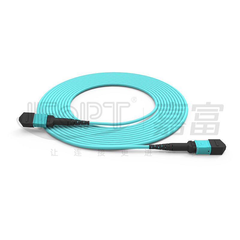 10 Gigabits MPO patch cord Fast Connection voor optische signaalverbinding in de computerruimte
