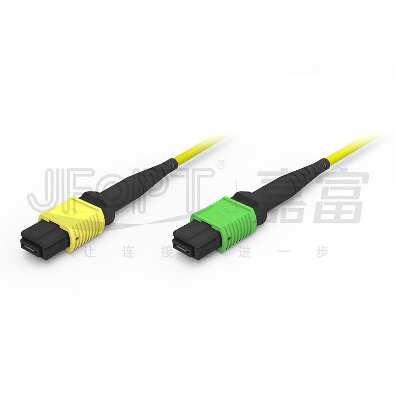 10 Gigabits MPO patch cord Fast Connection voor optische signaalverbinding in de computerruimte